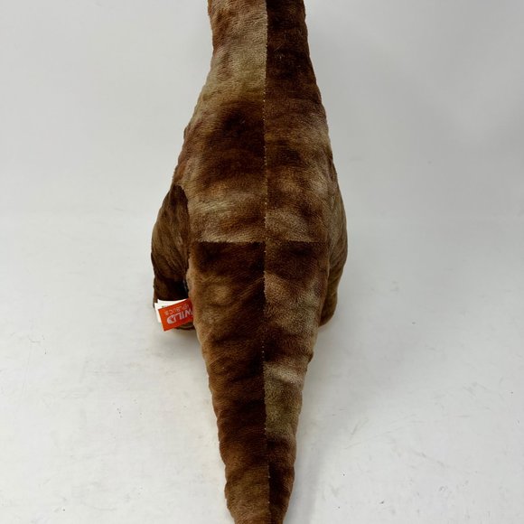 Wild Republic Dinosaur T-Rex Plush 12” Brown & Beige Toy Stuffed Animal - Picture 4 of 10